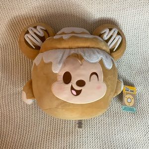 Disney Munchlings Cinnamon Roll Mickey Mouse Stuffed Animal Throw Pillow #2